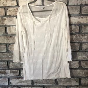 Lucky Brand white boho top
